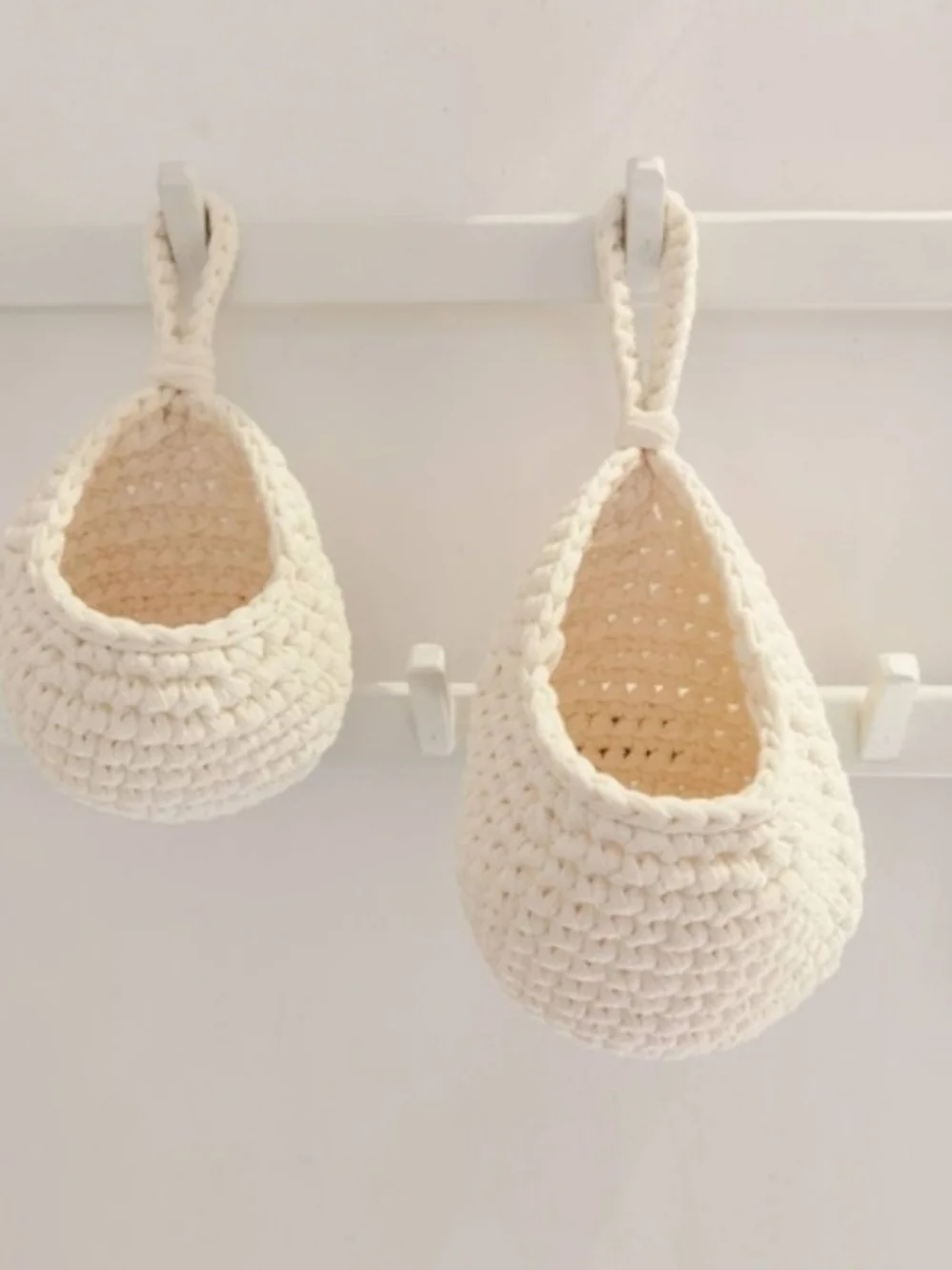 Handmade Crocheted Holders Tan